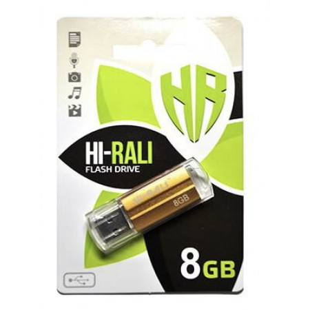 USB флеш накопичувач Hi-Rali 8GB/ HI-8GBCORBR (Гарантія 3 роки)