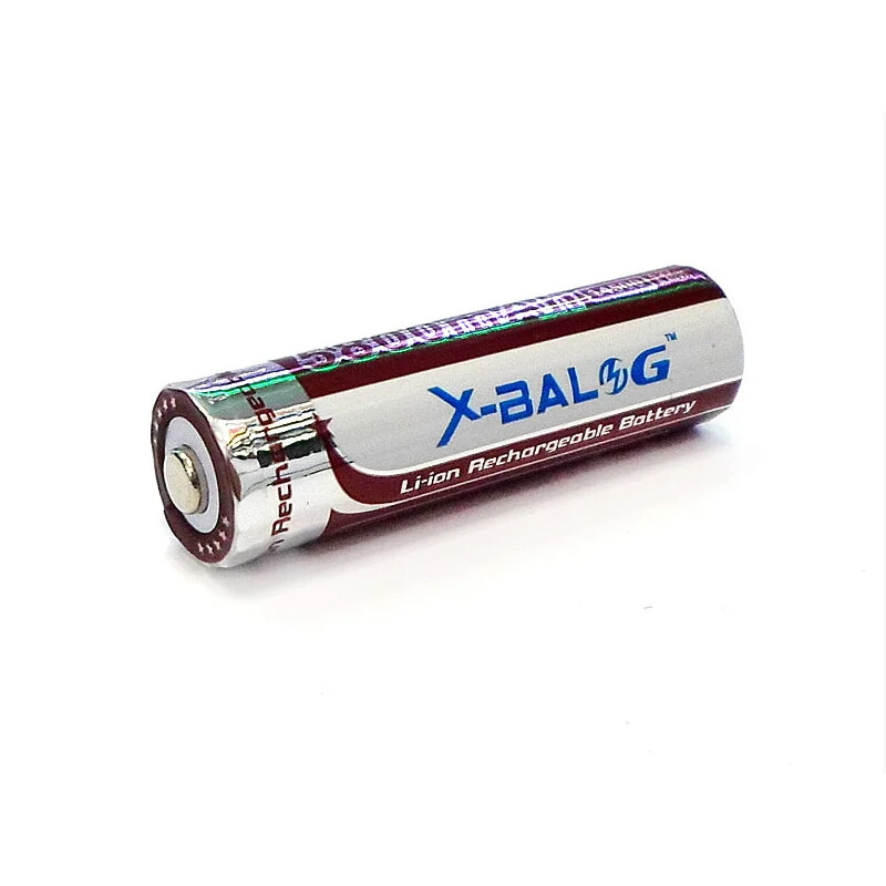 Акумулятор X-Balog 14500 Li-ion 5800mAh 4.2V реальна ємність менша