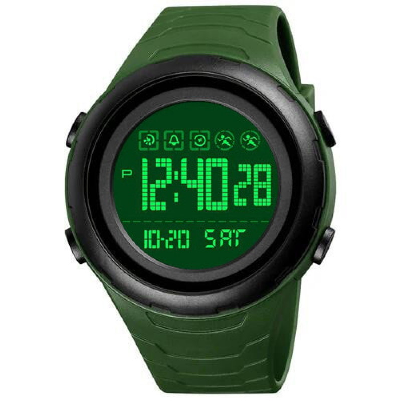 Часы наручные SKMEI 1674AGBK, ARMY GREEN-BLACK, 10266
