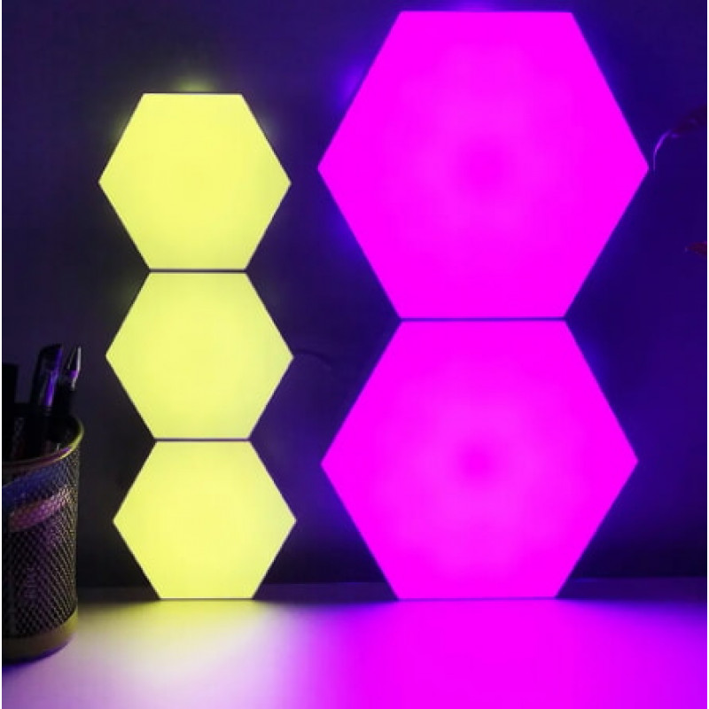 Нічник LED Pinto 3шт, N359, пульт, різні кольори, сенсор дотику, 3xR3