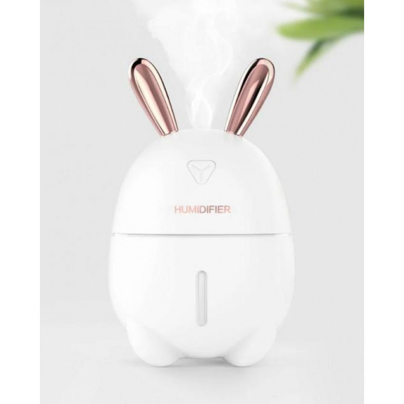 Зволожувач повітря та нічник 2 в 1 Xo Humidifiers Rabbit з фільтром для води Білий / 3900