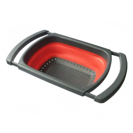 Складний силіконовий друшлак COLLAPSIBLE FILTER BASKETS 38 см Великий