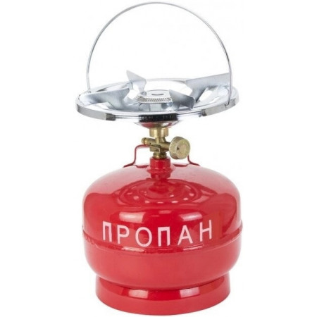 Газовий комплект Кемпінг плита (пальник) + газовий балон 5л