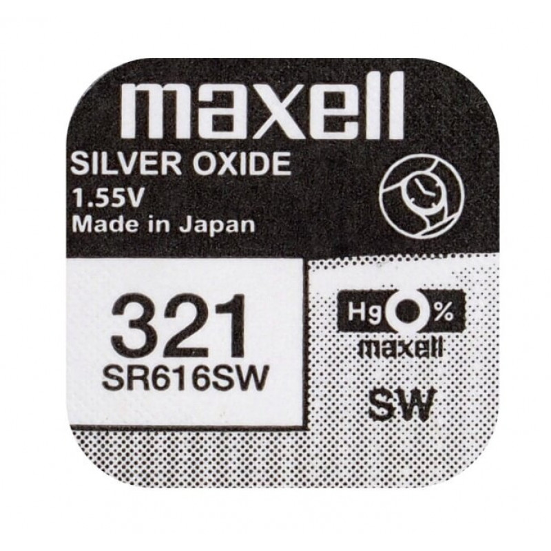 Батарейки-таблетки Maxell 321/SP10/