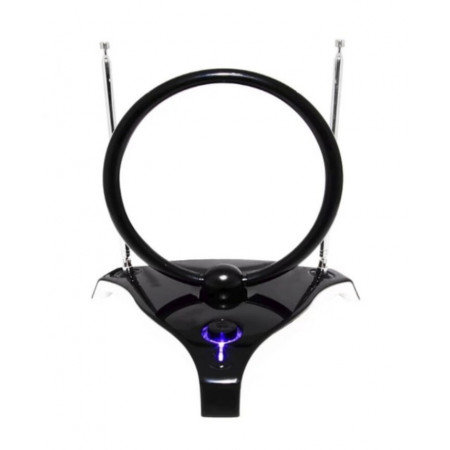 Антена Eurosky HDA-02 кімнатна з підсилювачем + підставка МВ+ДМВ
