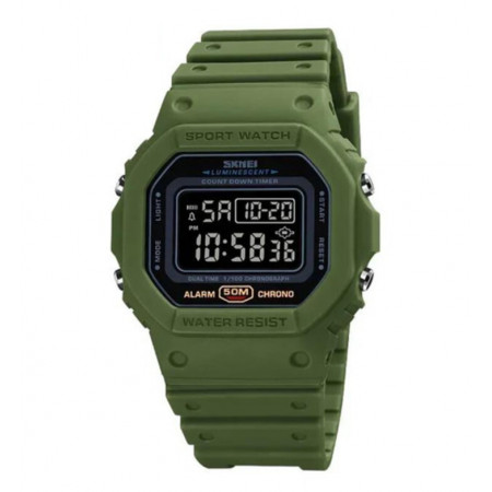 Годинники наручні SKMEI 1628AGBK, ARMY GREEN-BLACK, 10254