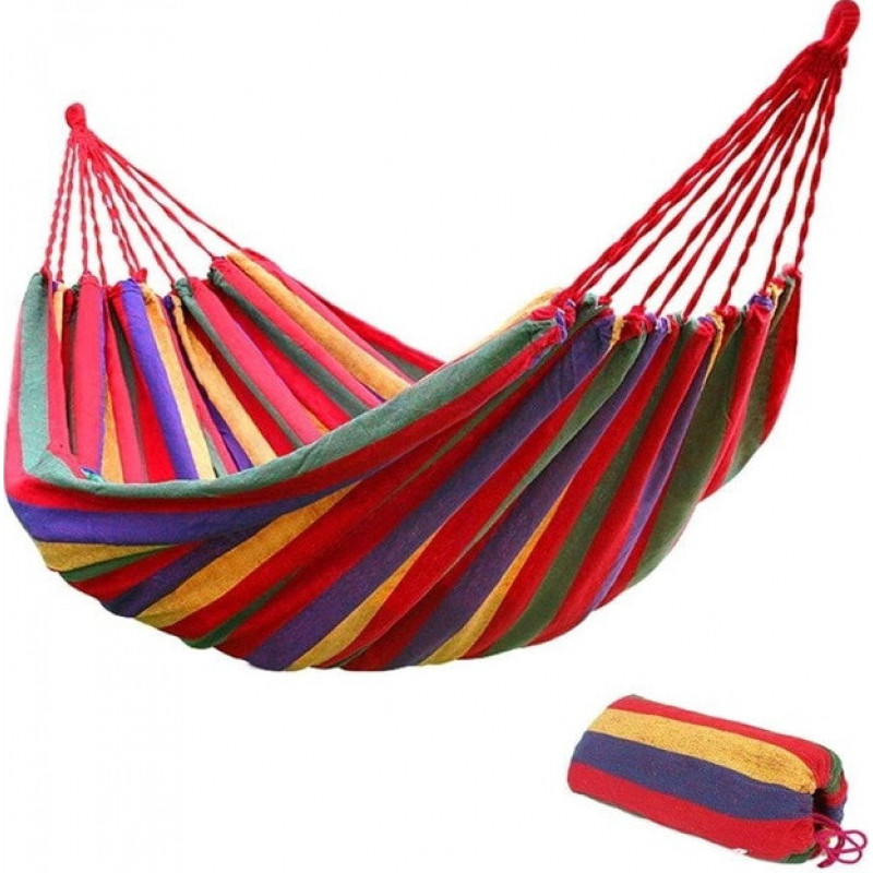 Гамак тканинний Мексиканський без перекладини, 200см*80см в чохлі, B-1, HAM-2