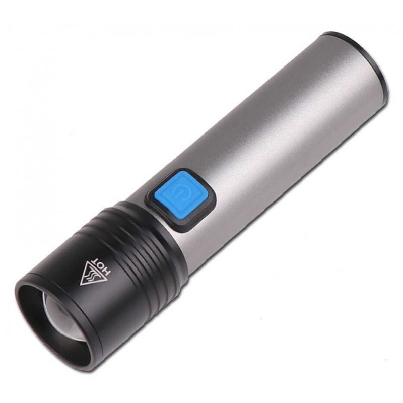 Ручний ліхтар акумуляторний BL-K31, USB зарядка, 6811