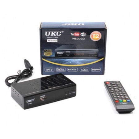 ТВ-приймач тюнер DVB-T2 0968 метал /wifi / 6922