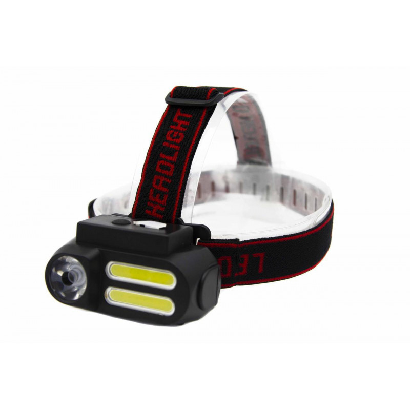 Налобний ліхтар Bailong BL-611, Акк.18650, LED+COB, MicroUSB