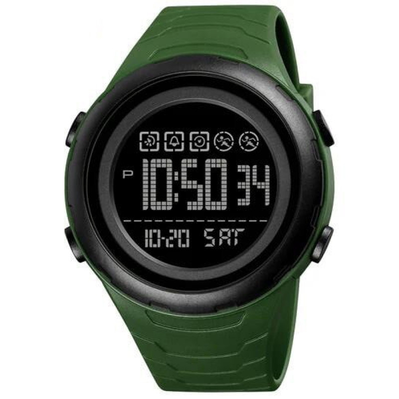 Часы наручные SKMEI 1674AGBK, ARMY GREEN-BLACK, 10266