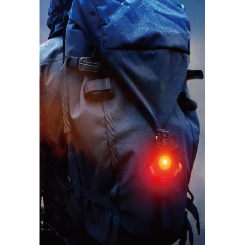 Ліхтар для кемпінгу PL-413 COB, білий, червоний, type-c, магніт, карабін, 5128