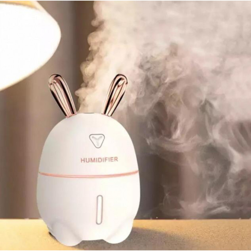 Зволожувач повітря та нічник 2 в 1 Xo Humidifiers Rabbit з фільтром для води Білий / 3900