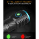 Ручний ліхтар Rablex RB902, Li-ion 18350, Zoom, ЗУ Type-C,