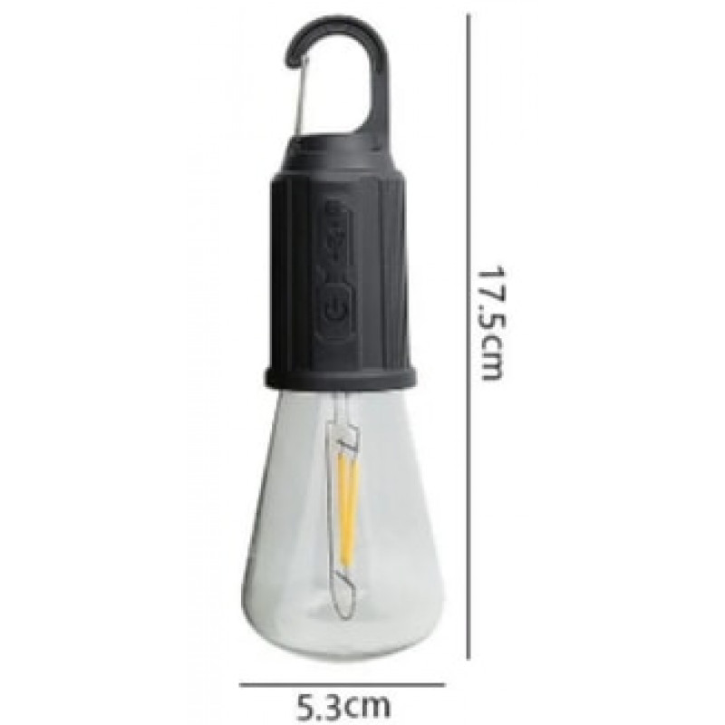 Ліхтар для кемпінгу LED-2 2W, акумулятор, ЗУ Type-C,