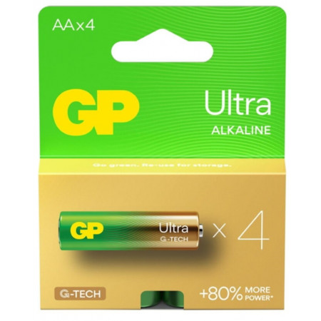 Акумулятор GP Ultra LR6, AA, Алюмінієвий