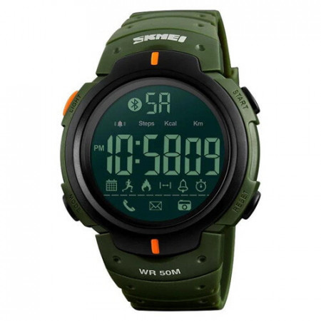 Годинники наручні SKMEI 1301AG, ARMY GREEN, Смарт-годинник, 10239