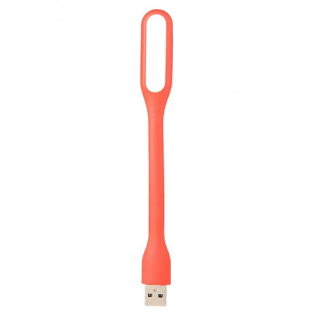 USB LED підсвітка-лампа для ноутбука, повербанка гнучка ОРАНЖЕВА.