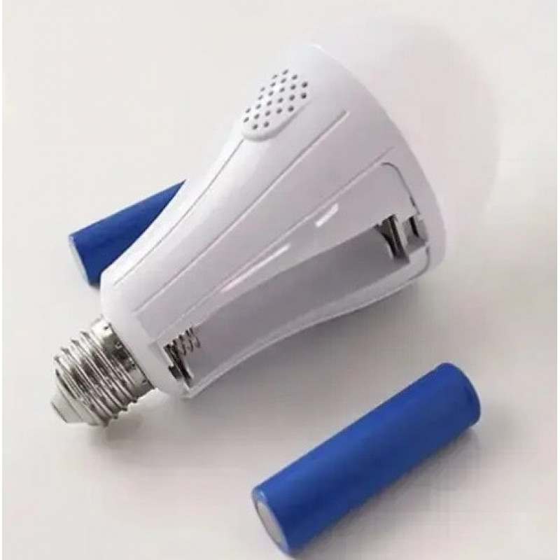 Лампа кемпінгова в цоколь E27, 20W, 2x18650, AC/DC, 8440