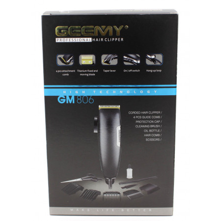 Професійна машинка для стрижки волосся Geemy GM-806 9W
