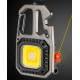 Ліхтар для кемпінгу PL412, W5137 COB, жовтий, червоний, type-c, індикатор, карабін, мультитул