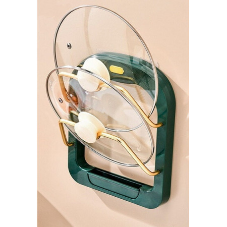 Підставка під кришки каструль на стіну Kitchen pot cover rack 8649