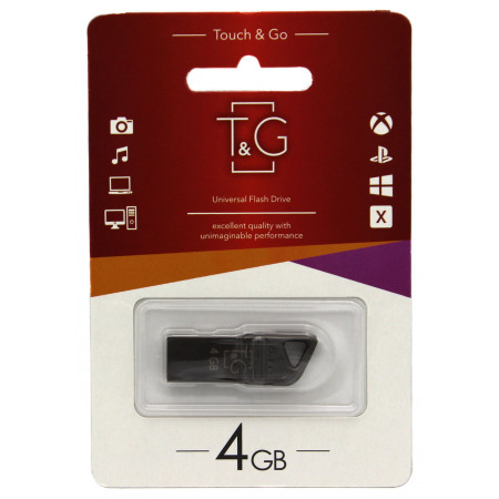 USB флеш накопичувач T&G 4GB/ TG114-4G (Гарантія 3 роки)