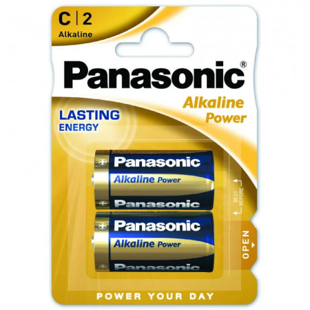 Батарейка Panasonic LR14, алкалінова