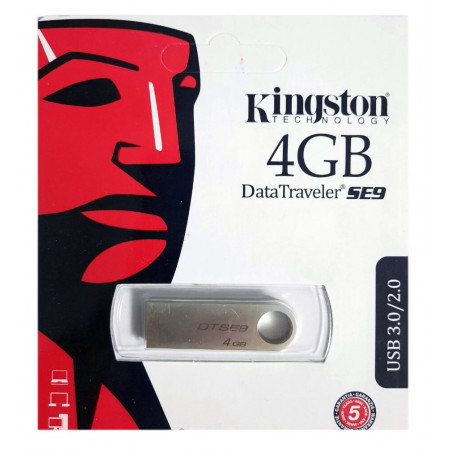 USB флеш накопичувач Kingston SE9 4Gb (DTSE9H) (Гарантія 3 роки)