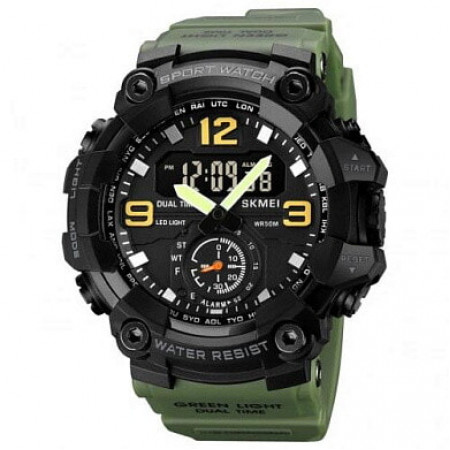Годинники наручні SKMEI 1965AG, ARMY GREEN, 9776