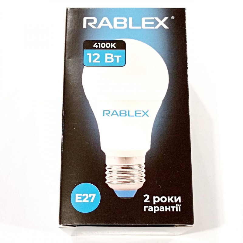 Світлодіодна LED лампочка Rablex RB505/E27 / 12Вт/ 4100K