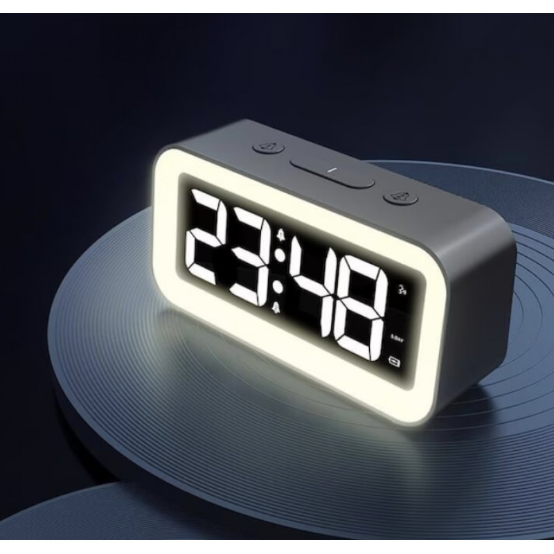 Годинники електронні настільні 40544, / 7336/ з LED підсвіткою та USB
