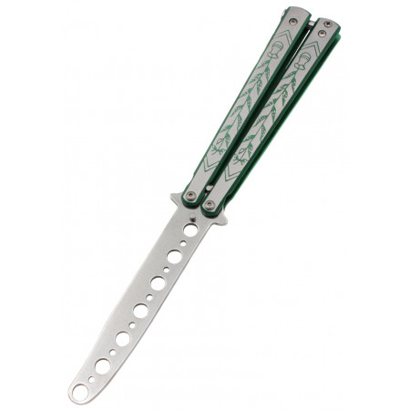 Ніж метелик Тренувальний Benchmade зелений K131