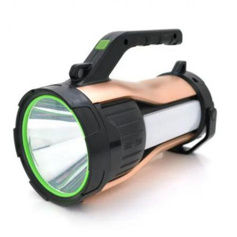 Ручний ліхтар T96-LED+COB, Білий, Червоний, powerbank, Li-Ion акум, сон., батарея, ЗУmicroUSB