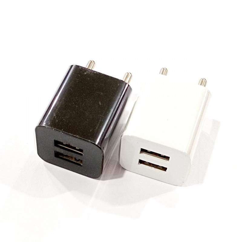 СЗУ Мережевий Зарядний Пристрій USB x 2 "КУБИК" 2100, 2106