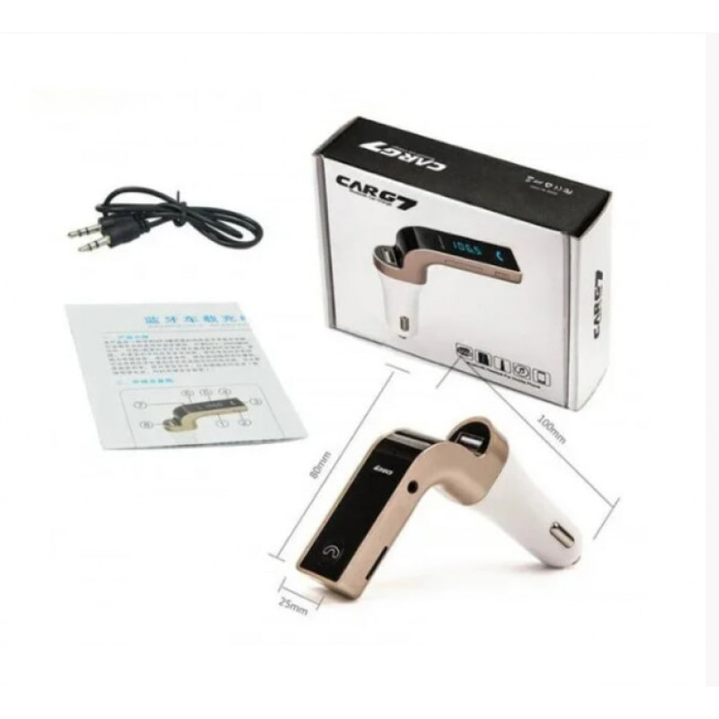 FM Модулятор для Авто CARG7, Bluetooth, MP3, USB, AUX/4692