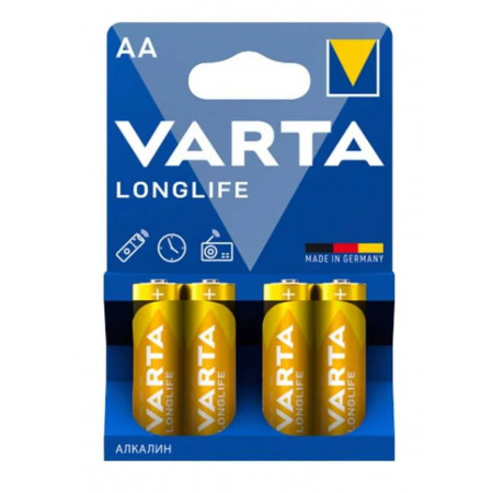 Батарейка Varta LR6/AA Longlife Alkaline 4 шт