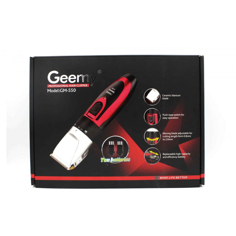 Машинка для стрижки Geemy GM-550 (кераміка)
