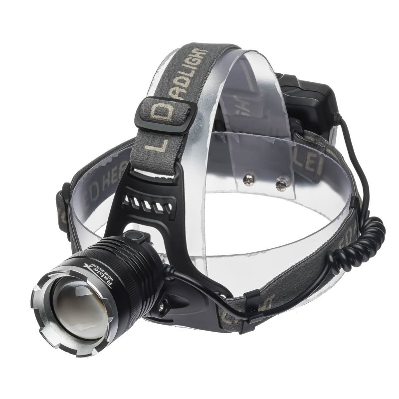 Налобний ліхтар PL146 3х18650, ЗУ microUSB, P50 LED, Zoom