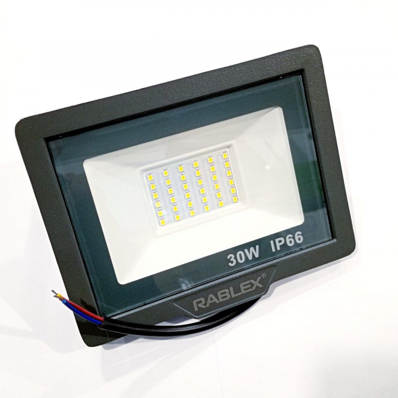 Прожектор Світлодіодний Rablex RB530 30W LED IP66 6000K (16см*13см)