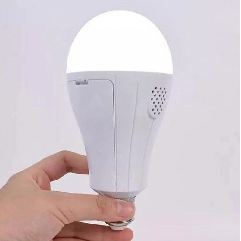 Лампа кемпінгова в цоколь E27, 20W, 2x18650, AC/DC, 8440