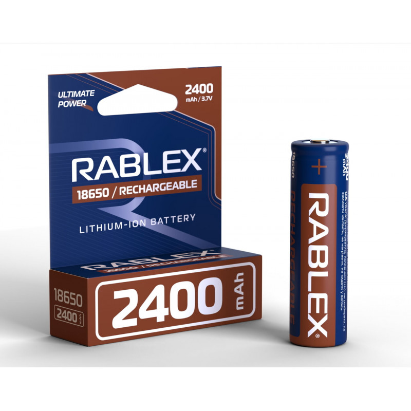 Акумулятор Rablex 18650 Li-ion 2400mAh Li-ION 3.7v
