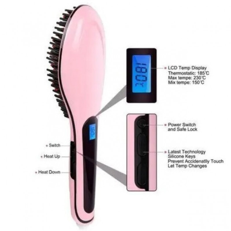 Гребінець-випрямляч HQT-906 Babyliss Fast Hair Straightener