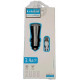 Автомобільний зарядний пристрій USB x 2 Dekkin DK-36 / MicroUSB / DC5V-3.4A
