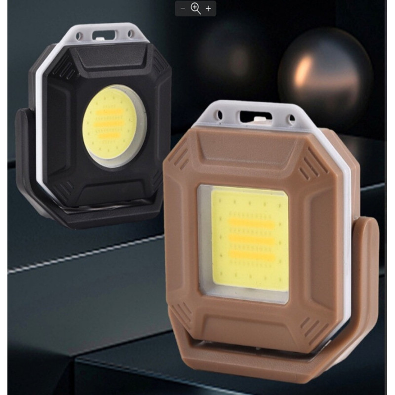Ліхтар для кемпінгу PL-411 COB, білий, червоний, жовтий, type-c, індикатор
