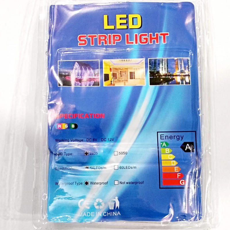Світлодіодна стрічка RGB Кольорова 54 Led Комплект / 2835