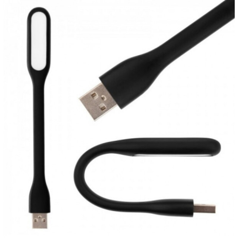USB LED підсвітка-лампа для ноутбука, повербанка гнучка / 2759 МІКС