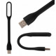 USB LED підсвітка-лампа для ноутбука, повербанка гнучка / 2759 МІКС