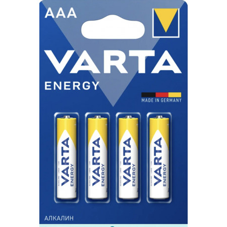 Батарейка Varta LR3/AAA Energy 4 шт/ Алкалінова
