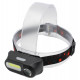 Налобний ліхтар Bailong BL-1804, PL185, LED+COB, акумулятор 18650, micro USB